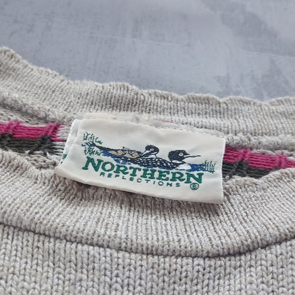 Vintage FLORAL Pattern Nothern Reflections Sweater