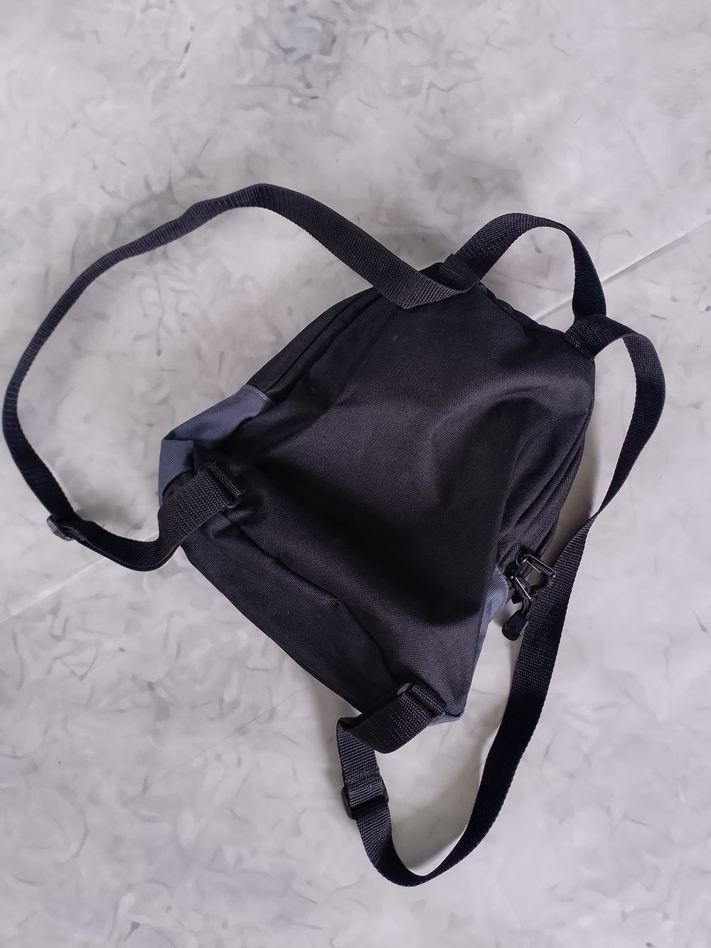 VINTAGE Adidas Black & Gray Mini Backpack