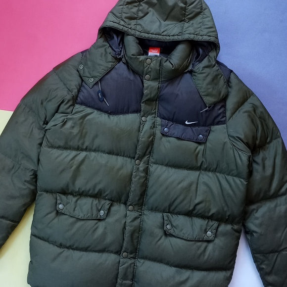 Nike Goose Down Puffer Jacker With Detachable Hood The Athletic Department