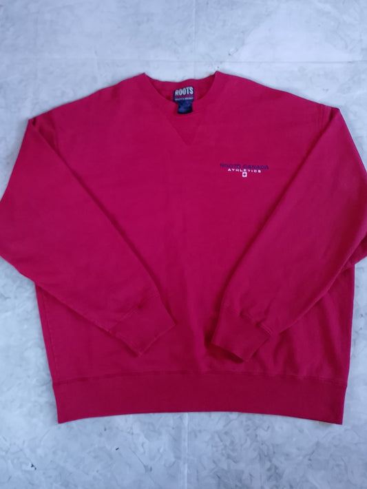Vintage Roots Athletics Red Crewneck Sweatshirt