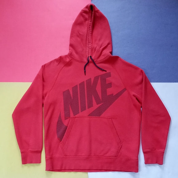 NIKE BIG LOGO Print Thick Pullover Hoodie