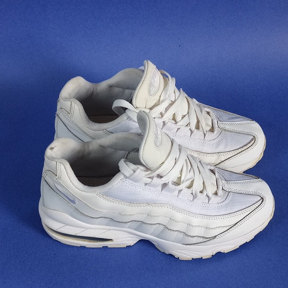 Nike Air Max 95 White Metallic Silver (GS) 905348-104