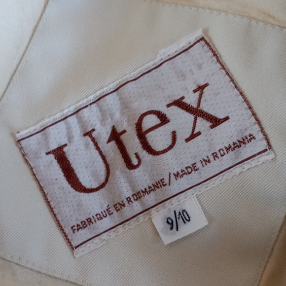 Vintage 90s UTEX MADE IN ROMANIA TRENCH COAT