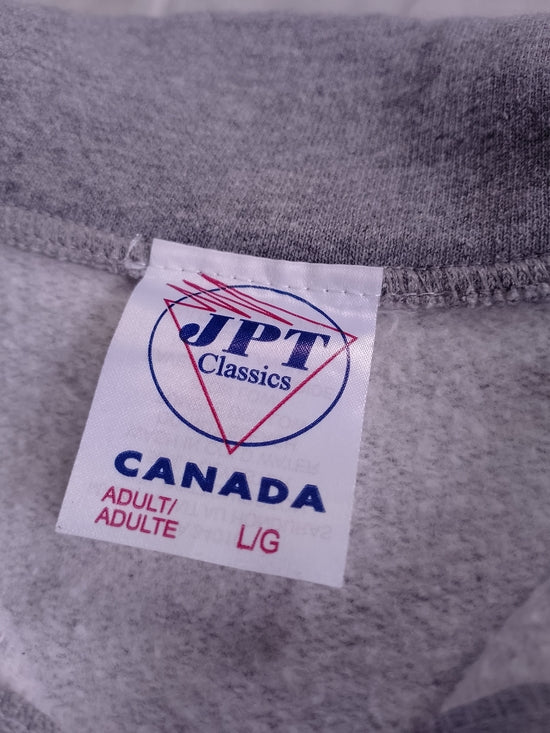 Brock University Embroidered Grey Quarter-Zip Sweatshirt