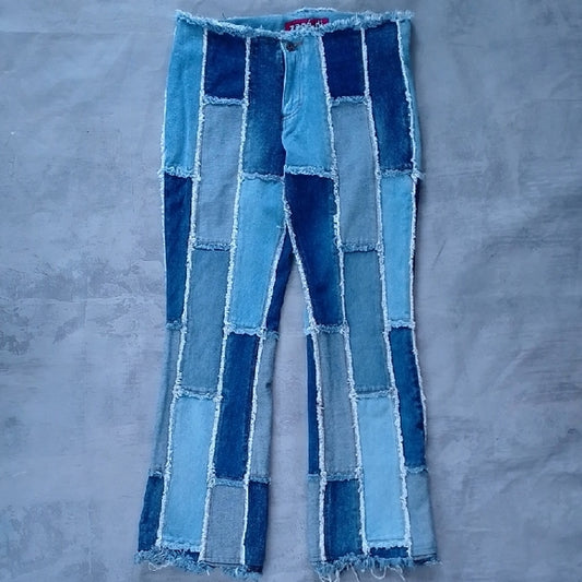 Vintage 90s Zana di Patchwork Denim Jeans