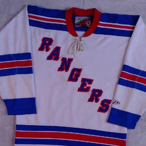 Vintage 90s NHL NEW YORKER RANGER JERSEY PRO PLAYER CCM BLANK