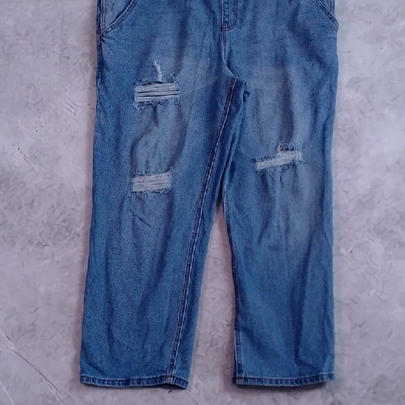 Stylish Modern Denim Overalls Workwear REFUGE
