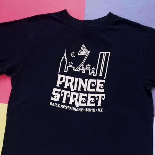 Vintage 1976-1985 Prince Street Bar & Restaurant SOHO New York Single Stitch Tee