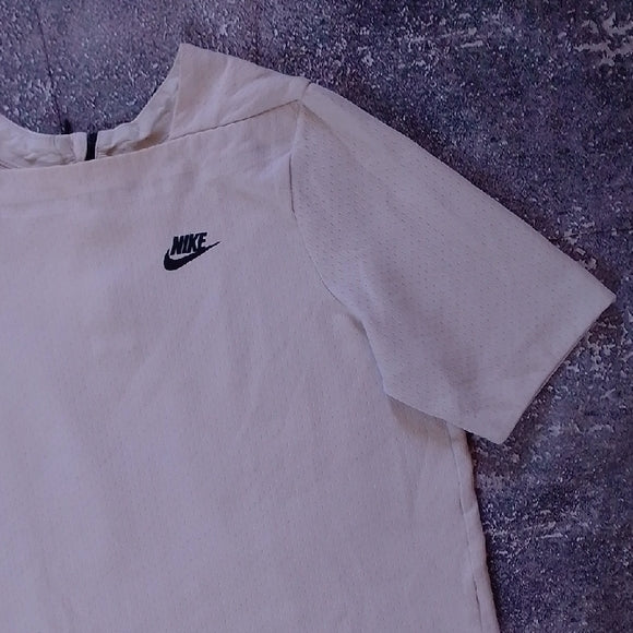 Nike Women's Short Sleeve Cream Tee