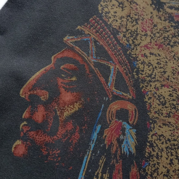 Ralph Lauren Denim & Supply Native Indigenous Head Long Sleeve T-Shirt