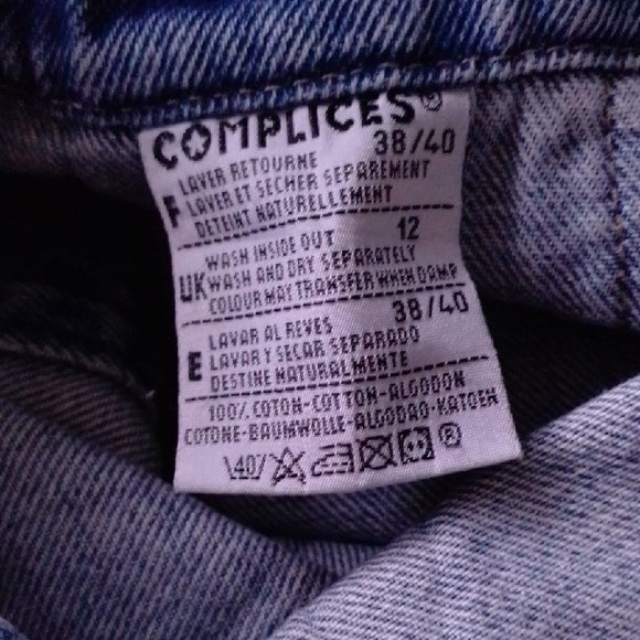 Vintage 90s COMPLICES Denim Overalls Workwear
