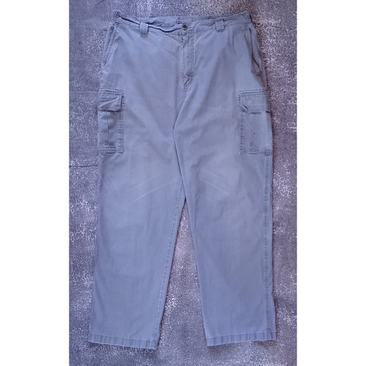 LLBEAN Men's Gray Cargo Pants BAGGY