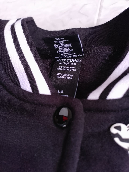 DISNEY HER UNIVERSE The Nightmare Before Christmas Oversized Varsity Jacket