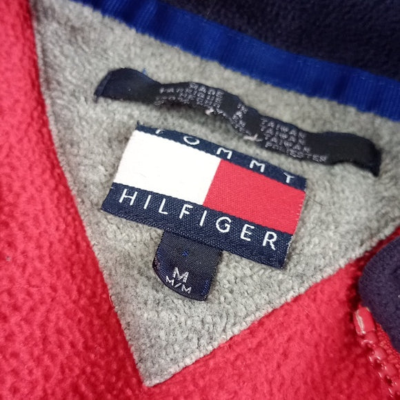 Vintage 90s TOMMY HILFIGER 1/4 Zip Sweater Fleece