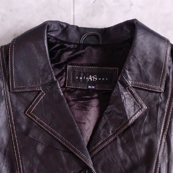 Vintage 90s Lambskin Leather Jacket