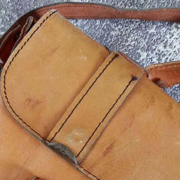 Vintage Altelier Monsak Leather Messenger Bag