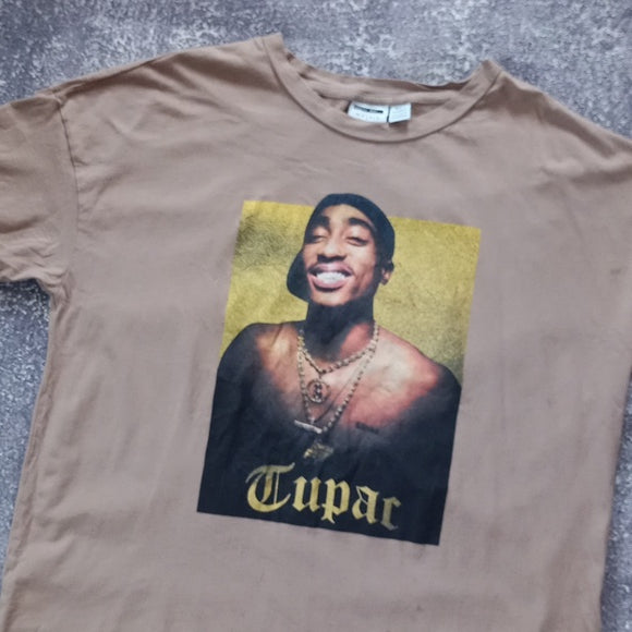 TUPAC Smiling Graphic Tee T-Shirt UNI SEX