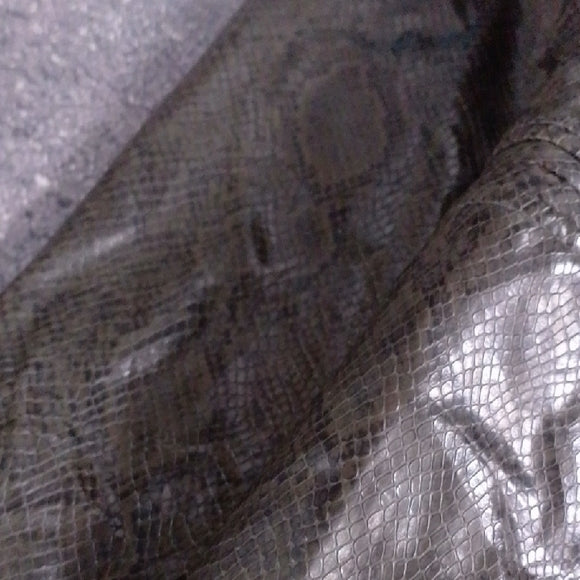Vintage Faux Snake Skin Trench Coat utex Womens