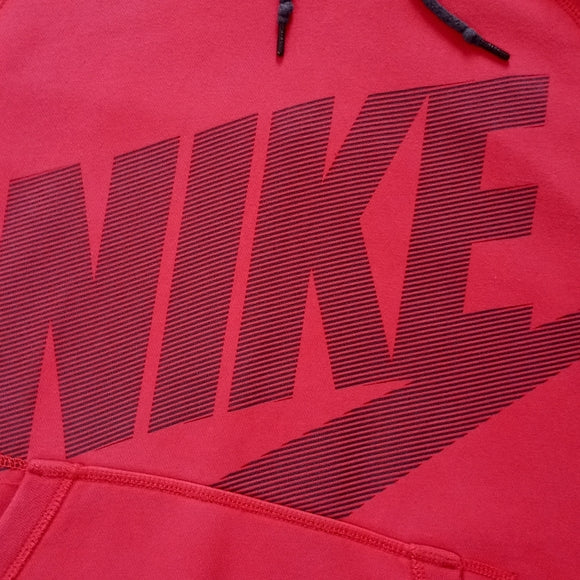 NIKE BIG LOGO Print Thick Pullover Hoodie