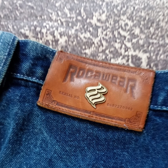 Vintage Y2K ROCAWEAR WIDE BAGGY DENIM JEANS
