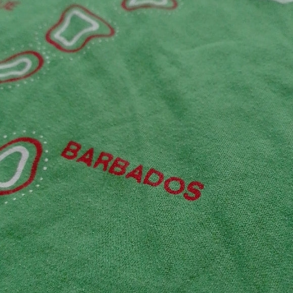 Vintage '90s The Caribbean Islands Graphic T-Shirt SINGLE STITCH V-NECK