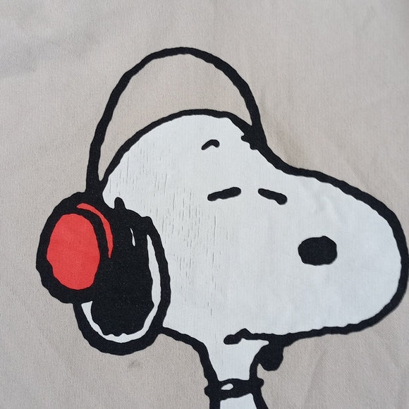 Snoopy Listening to Headphones Peanuts Hoodie