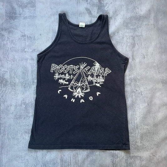 Vintage 90s ROOTS CAMP Canada Muscle Tee