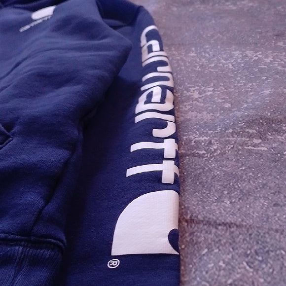 YOUTH Carhartt Dark Blue Pullover Hoodie