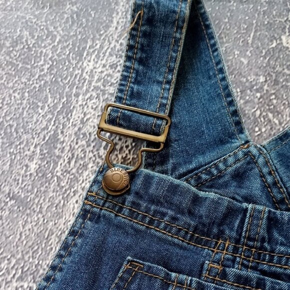 BLUE SPICE Women's Blue Denim Overalls