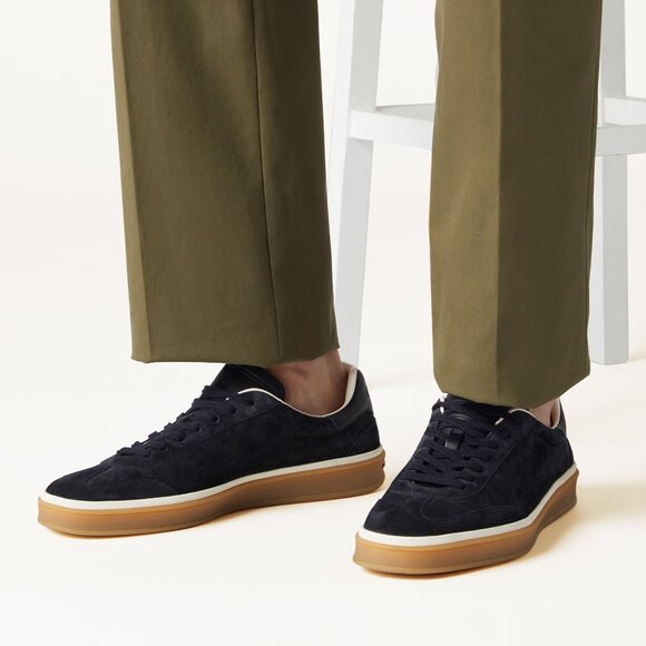 Loro Piana Tennis Walk Sneaker Suede Calf Split