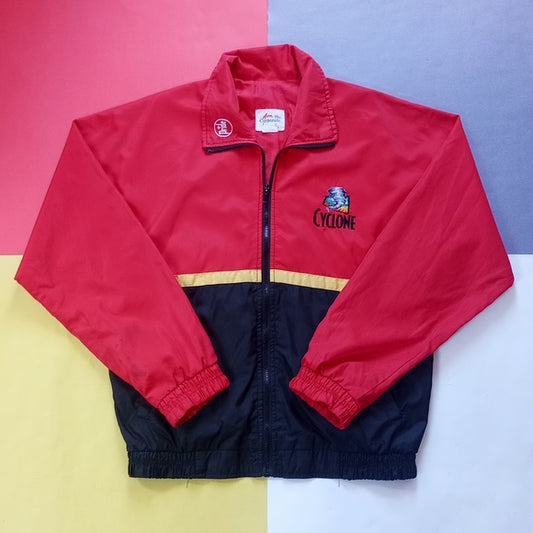 Vintage 90s PRIDE Embroidered Cyclone Windbreaker Avon Corporate Unisex