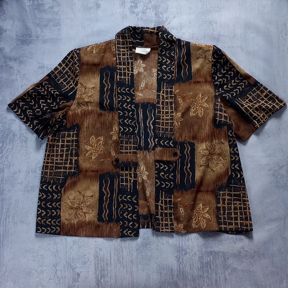 Vintage 90s Pattern Beach Style Shirt