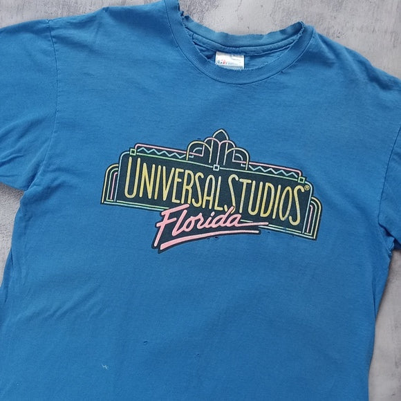 VINTAGE 90s Universal Studios Florida T-Shirt Single Stitch