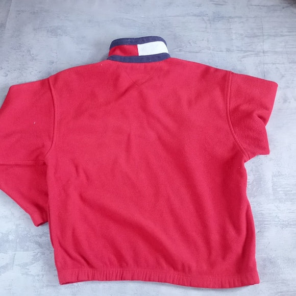 Vintage 90s TOMMY HILFIGER 1/4 Zip Sweater Fleece