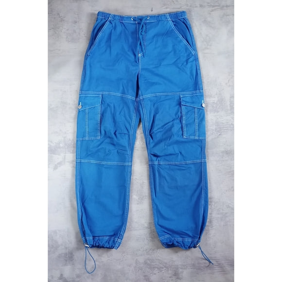 NWT GARAGE Parachute Pants BLUE