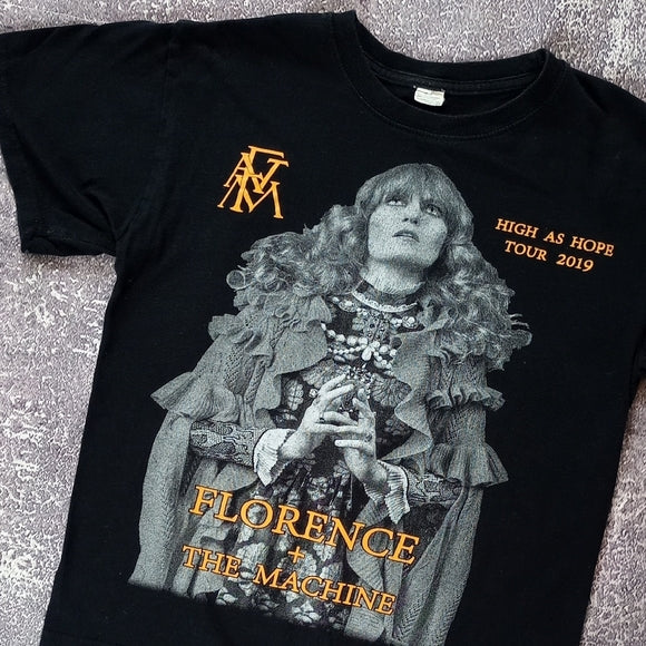 Black Florence + The Machine High As Hope Tour 2019 Band T-Shirt