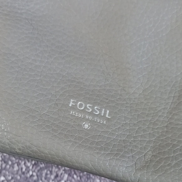 Fossil Green Leather Handbag