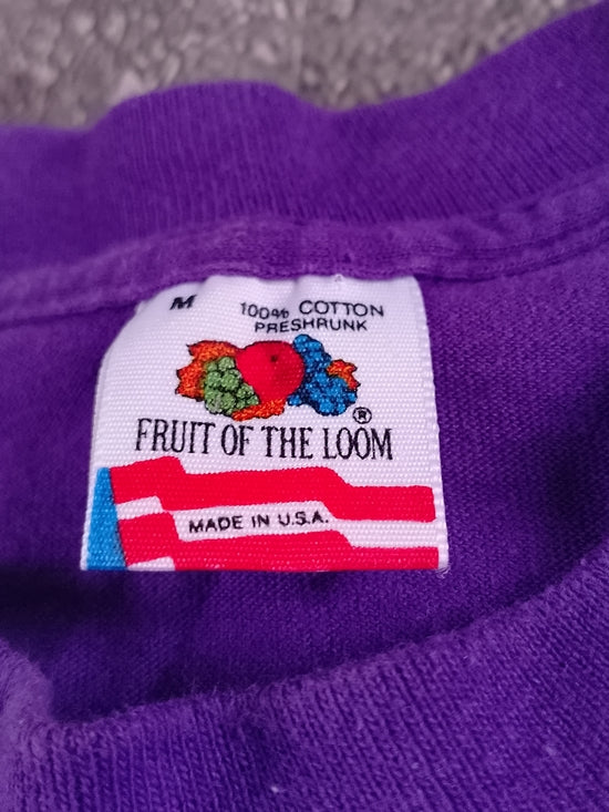 Vintage 90s Cayman Islands Surf Patrol Graphic Tee - Purple Single Stitch