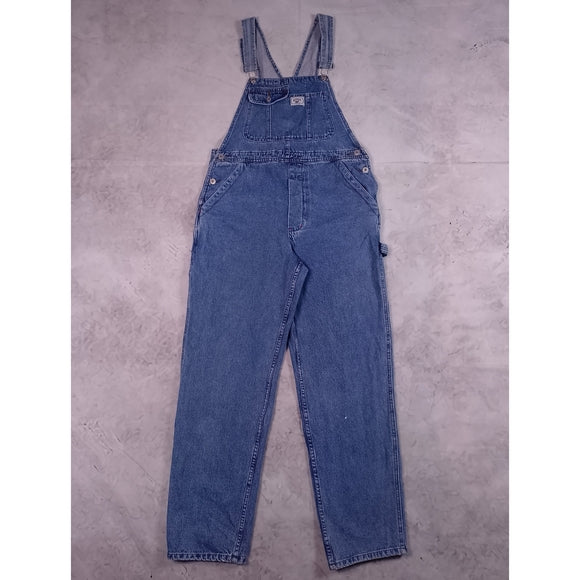 Vintage 90s NEVADA Blue Denim Overalls Workwear UNISEX