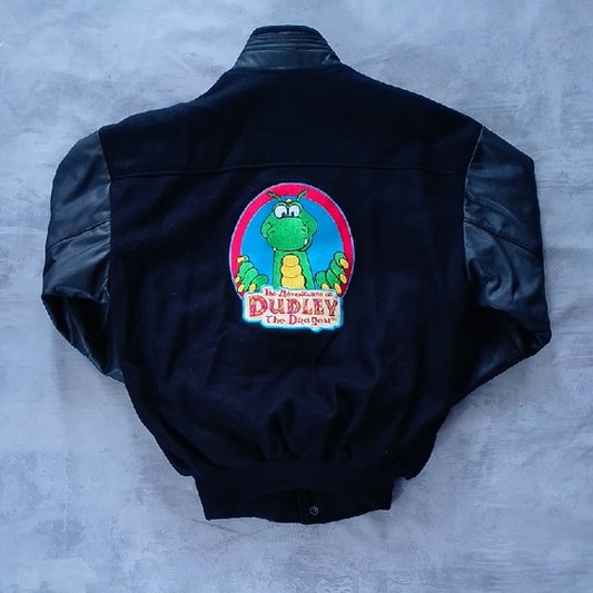 RARE Vintage 1990s The Adventures Of Dudley The Dragon Varsity Jacket