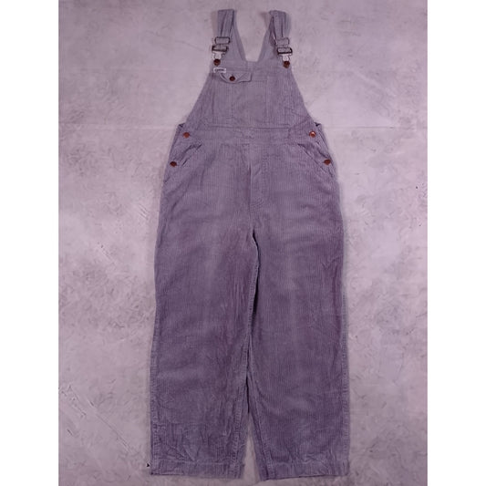 Vintage Corduroy Grey Jeanworks &amp; Company Overalls Workwear
