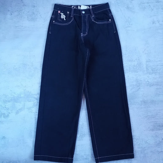 Vintage Y2K Big Baggy Denim Jeans Hammer Loop