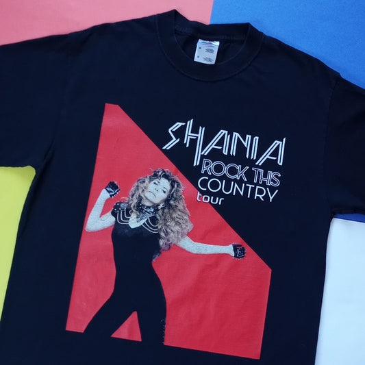 Shania Twain Rock This Country Tour Band T-Shirt