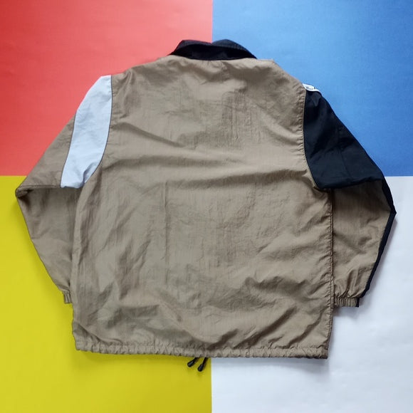 Vintage Tim Hortons Colour Block Windbreaker Jacket By Stephan Caras UNISEX