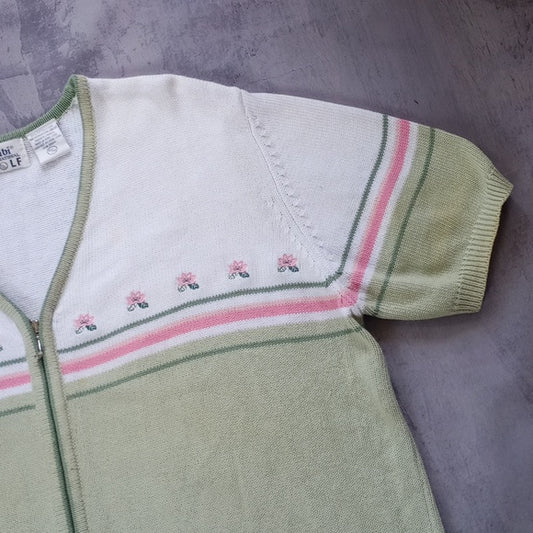 Vintage Tabi Golf International Frog with Flowers Top/Shirt