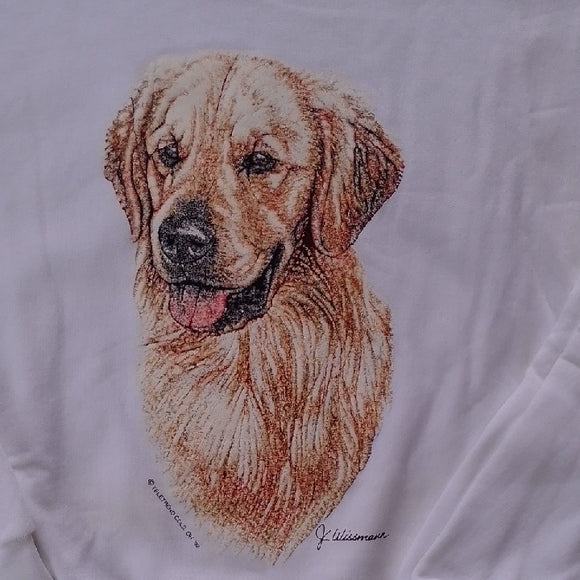 VINTAGE 1992 GOLDEN RETRIEVER Crewneck Sweater