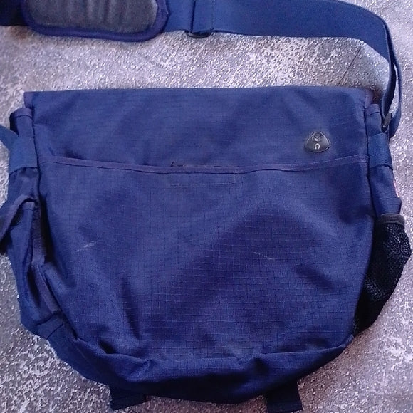 Vintage 2004 ATHENS OLYMPICS ROOTS USA Blue Messenger Bag #04