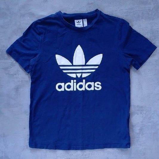 Adidas Navy Tee with White Logo