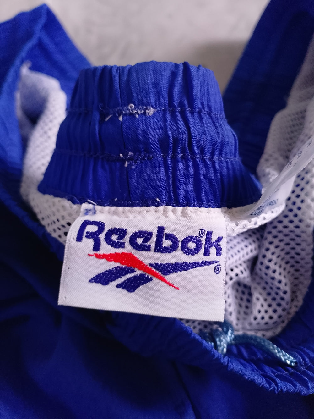 Vintage 90s Reebok Men’s Blue Swim Shorts