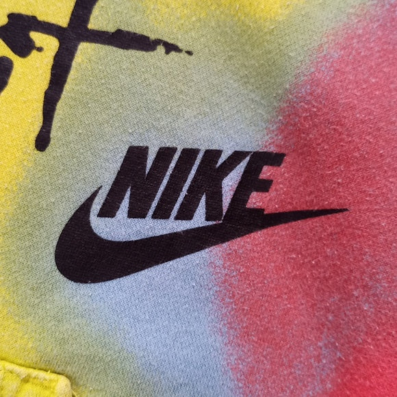 Nike Action Speak Louder Than Anything Tie Dye Hoodie